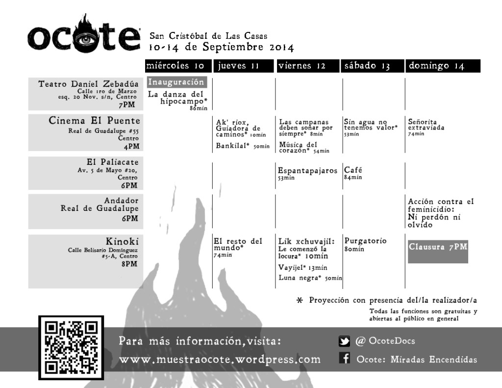 Ocote triptico interior